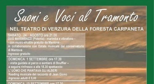 Immagine per il contenuto "Suoni e Voci al Tramonto nella Foresta Regionale Carpaneta (MN)"