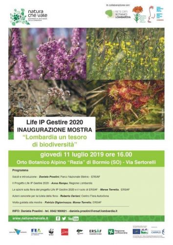 Immagine per il contenuto "Inaugurazione mostra "Lombardia un tesoro di biodiversità""